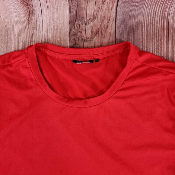Bjorn Borg Mens Size Large Hydro Pro Active Performance Athletic T-Shirt Tee Red - Picture 3 of 10